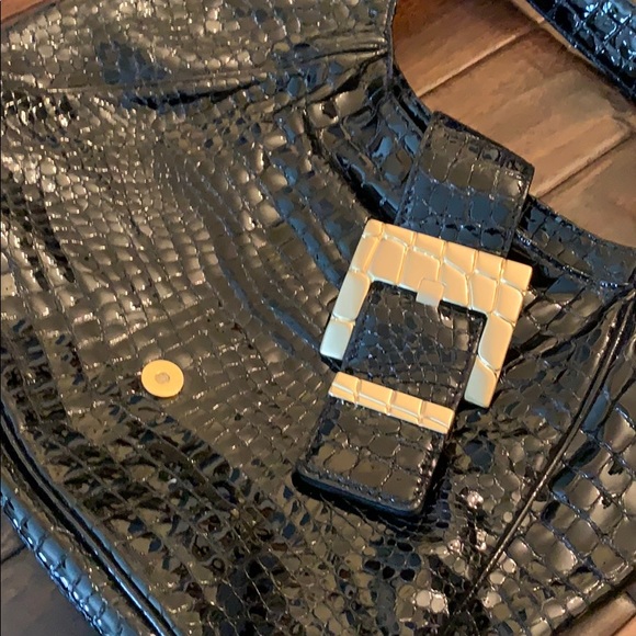 Michael Kors Black Patent Hobo Bag EUC! - Picture 9 of 10